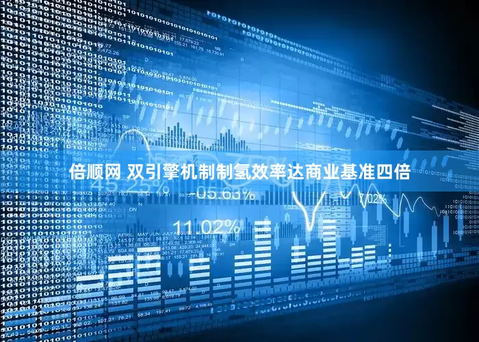 倍顺网 双引擎机制制氢效率达商业基准四倍