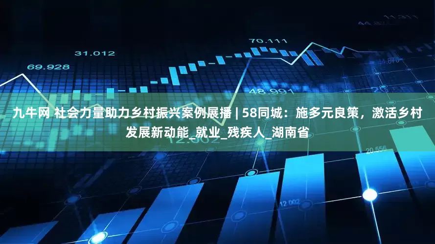 九牛网 社会力量助力乡村振兴案例展播 | 58同城：施多元良策，激活乡村发展新动能_就业_残疾人_湖南省