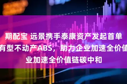 期配宝 远景携手泰康资产发起首单新能源持有型不动产ABS，助力企业加速全价值链碳中和